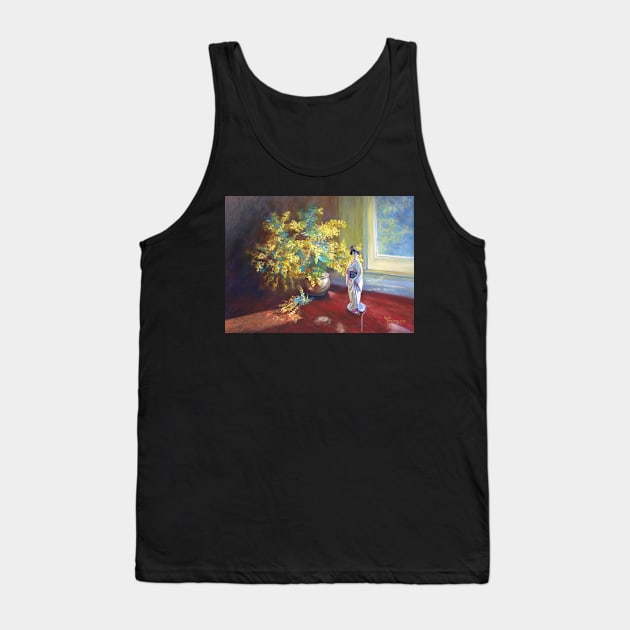 'Still LIfe with Wattle' Tank Top by Lyndarob